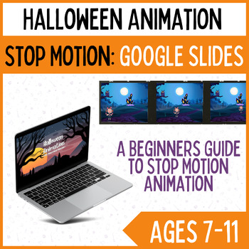 Preview of The Haunted House | Halloween Stop Motion | Google Slides Animations