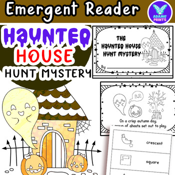 Preview of The Haunted House Hunt Mystery Emergent Reader Kindergarten ELA Activities