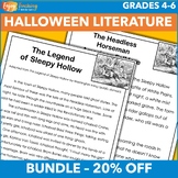 The Headless Horseman - Halloween Reading Activities for 4
