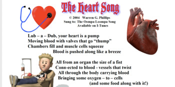 Preview of The Heart Song - Sing Along Science