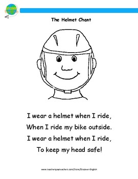 Preview of The Helmet Chant - Colouring Page