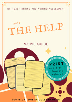 Preview of The Help (2011) Movie or Novel Guide Packet + Activities + Sub Plan