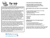 The Help by Kathryn Stockett Close Read Activity