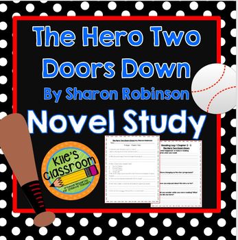 Preview of The Hero Two Doors Down Novel Study, Comprehension Quizzes, Vocabulary