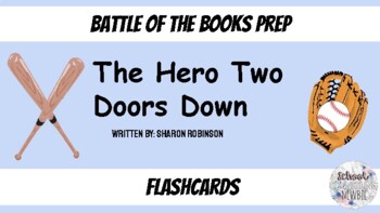 Preview of The Hero Two Doors Down (Robinson) Battle of the Books Prep