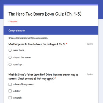 Doors Test Quizzes