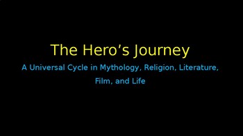 Preview of The Hero's Journey Power Point