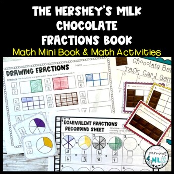 Preview of Equivalent Fractions - The Hershey's Milk Chocolate Fractions Book Companion