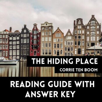 Preview of The Hiding Place Nonfiction Reading Guide - Editable With Answer Key