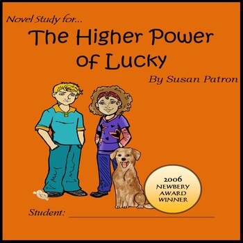 Preview of The Higher Power of Lucky: a PDF Novel Study and Easel Digital Sample