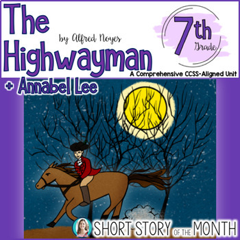 Preview of The Highwayman by Alfred Noyes Poetry Unit