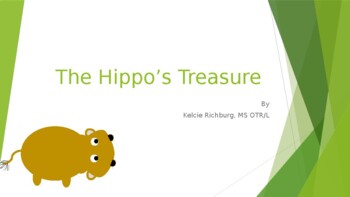Preview of The Hippo's Treasure *Handwriting Book*