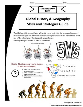 Preview of Global History The Historian's Craft - Skills & Strategies w/ Graphic Organizers