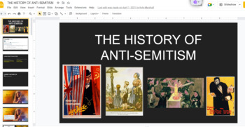 Preview of The History of Anti-Semitism