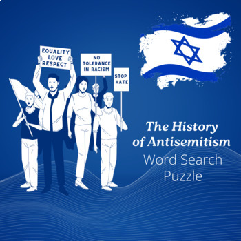 Preview of The History of Antisemitism Word Search Puzzle - Holocaust Remembrance Day