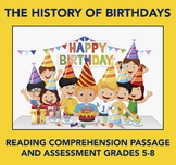 The History of Birthdays: Reading Comprehension Passage/As