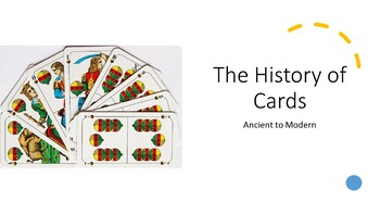 Preview of The History of Card Games- PowerPoint, Audio, and Questions