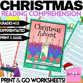 History of Christmas Advent Reading Comprehension Worksheets