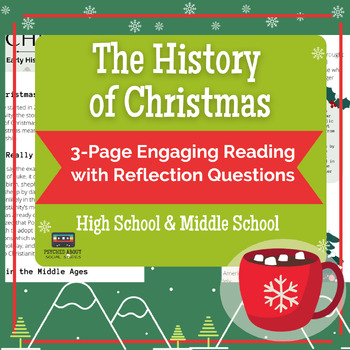 Preview of The History of Christmas - Reading and Journal Page!