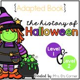 History of Halloween Interactive Adapted Books for October