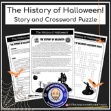 The History of Halloween: Close Reading Story and Crosswor