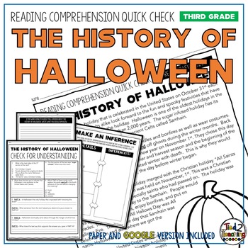 The History of Halloween Reading Comprehension Passage and Questions