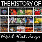 The History of Holidays Around the World Close Reading BUNDLE