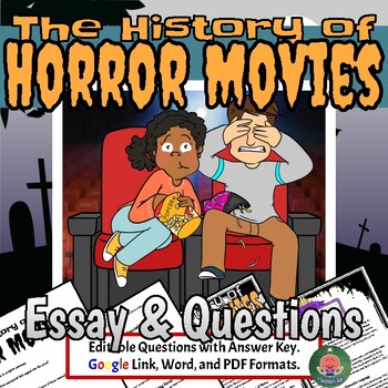 The History of Horror Movies Essay w/Questions Crossword Puzzle