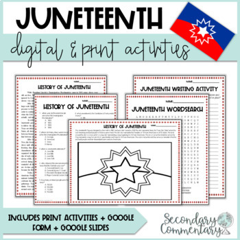 juneteenth activities teaching resources teachers pay teachers