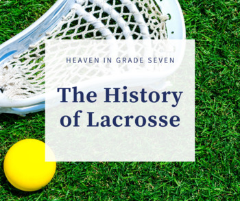 Lacrosse A Game With History - Cobblestone American History and