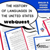 The History of Languages in the United States WebQuest