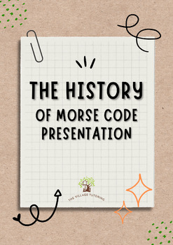 Preview of The History of Morse Code Presentation