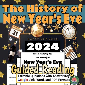 Preview of The History of New Year's Eve No Prep Lesson (Google, PDF)
