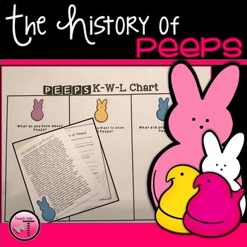 Preview of The History of Peeps Close Reading Activities/Spring Marshmallow 