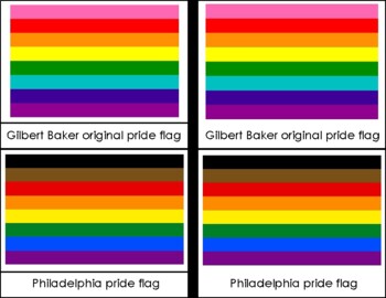 Preview of The History of Pride Flags Montessori 4 Part Cards