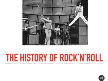 Preview of The History of Rock'n'Roll