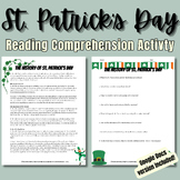 The History of St. Patrick's Day Reading Comprehension | P