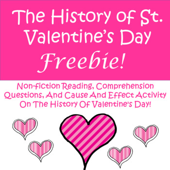 Preview of The History of St. Valentine's Day FREEBIE!!!!!!!!!