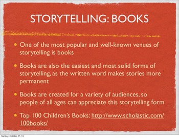history of storytelling