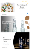 The History of Tabletop Games PowerPoint and Audio Bundle