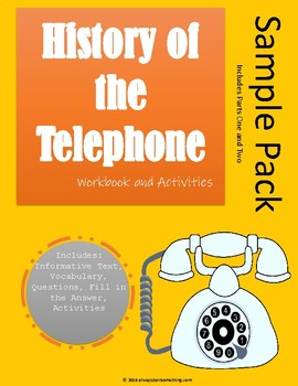Preview of The History of Telephone Workbook - Sample