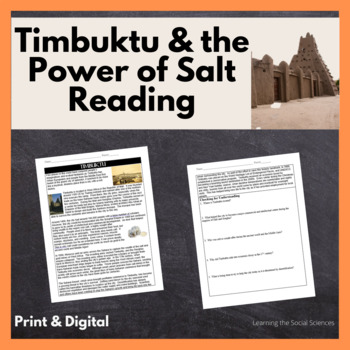 Preview of The History of Timbuktu and the Power of Salt Reading: Print and Digital