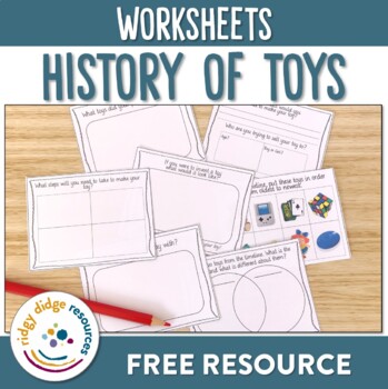 Preview of **FREE** The History of Toys worksheets