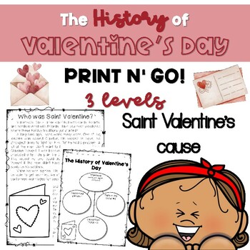 Preview of The History of Valentine's Day | Comprehension | Differentiated