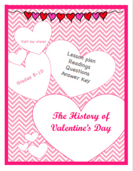 Preview of Valentine's Day / Lesson plan / Worksheet / Research