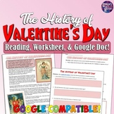 History of Valentine's Day Reading Activity