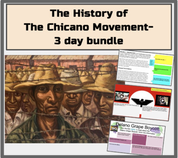 Preview of The History of the Chicano Movement- 3 Day Bundle