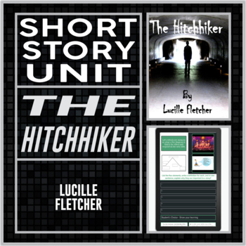 Preview of The Hitchhiker Lucille Fletcher Digital Short Story-Curriculum-Lesson-No Prep