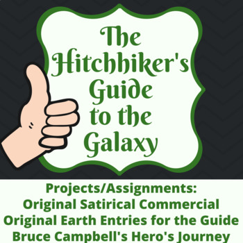 Preview of The Hitchhiker's Guide to the Galaxy Projects and Writing Prompts