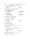 The Hobbit An Unexpected Journey Movie Worksheet